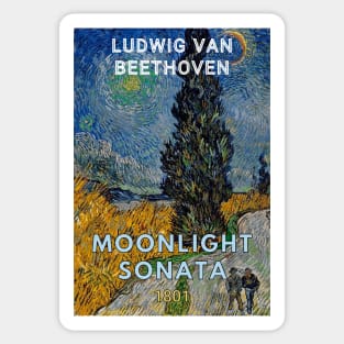 Beethoven - Moonlight Sonata Sticker